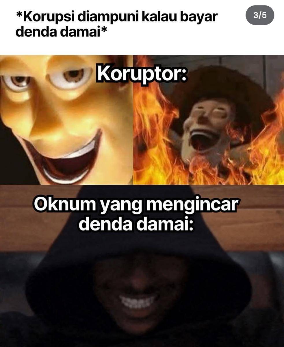 meme tingkah koruptor