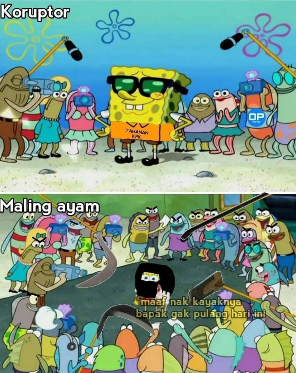 meme tingkah koruptor