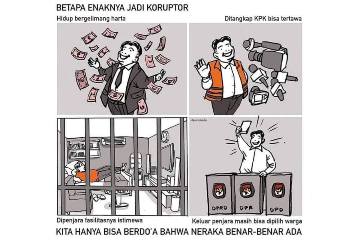 meme tingkah koruptor