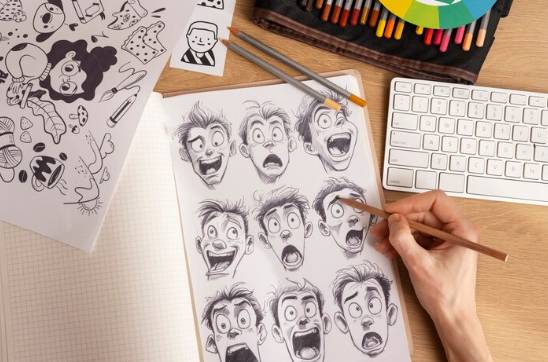 ilustrasi menggambar animasi (freepik.com/freepik