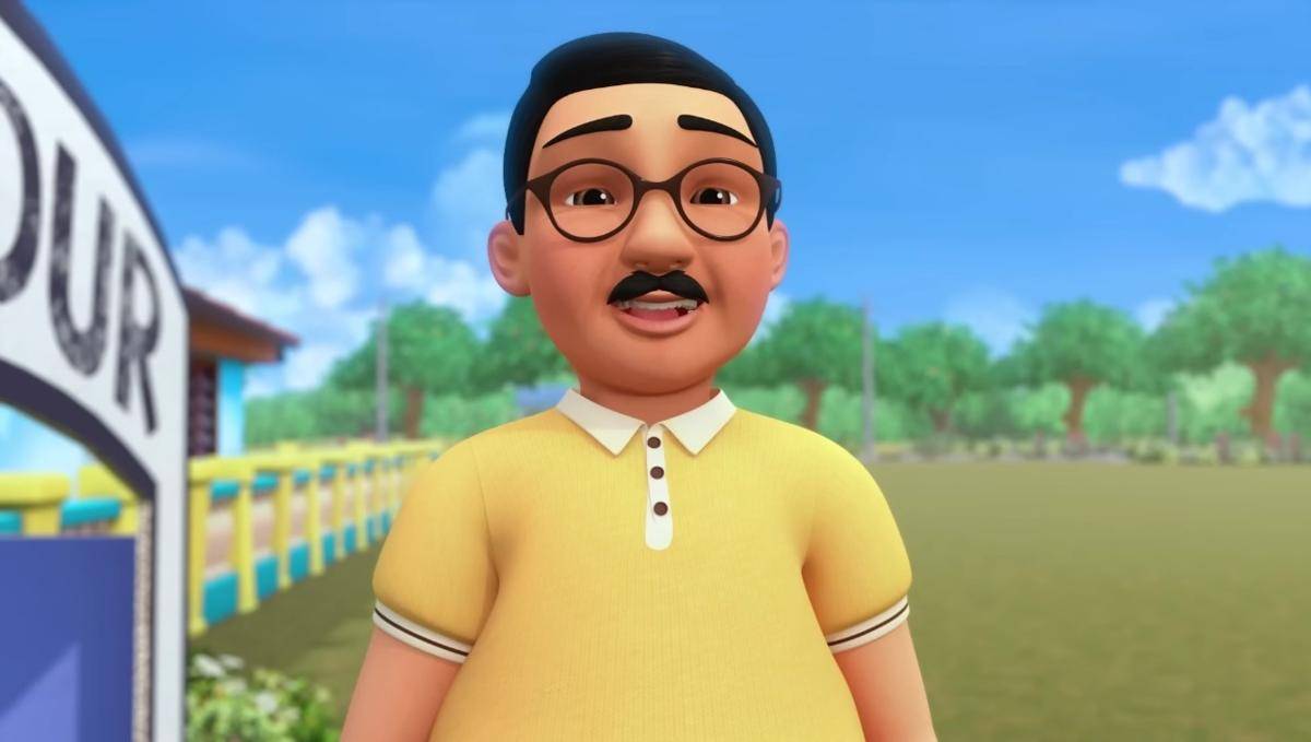 potret Ayah Ehsan di serial animasi Upin & Ipin (youtube.com/Les' Copaque Production)