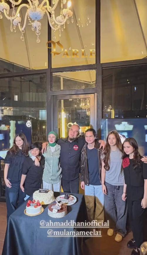 Ultah Mulan Jameela dan Dul Jaelani (Instagram.com/mulanjameela1)