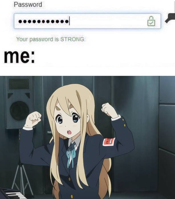 meme anime tentang kata sandi
