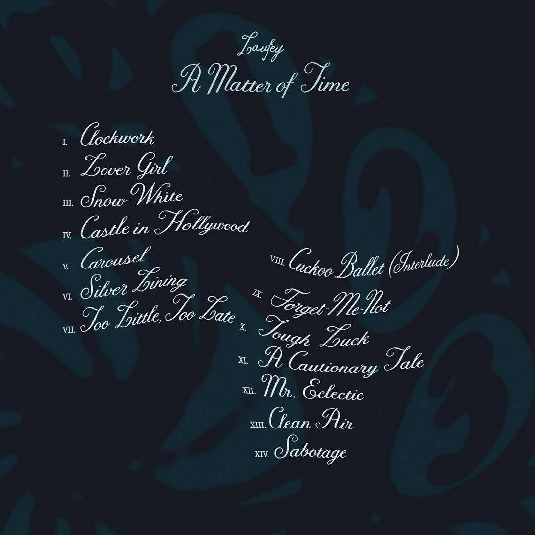 tracklist album A Matter of Times (instagram.com/laufey)