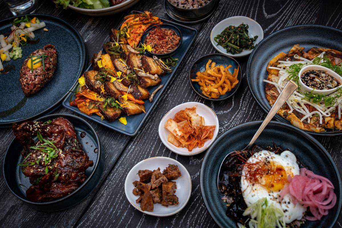 ilustrasi makanan korea 