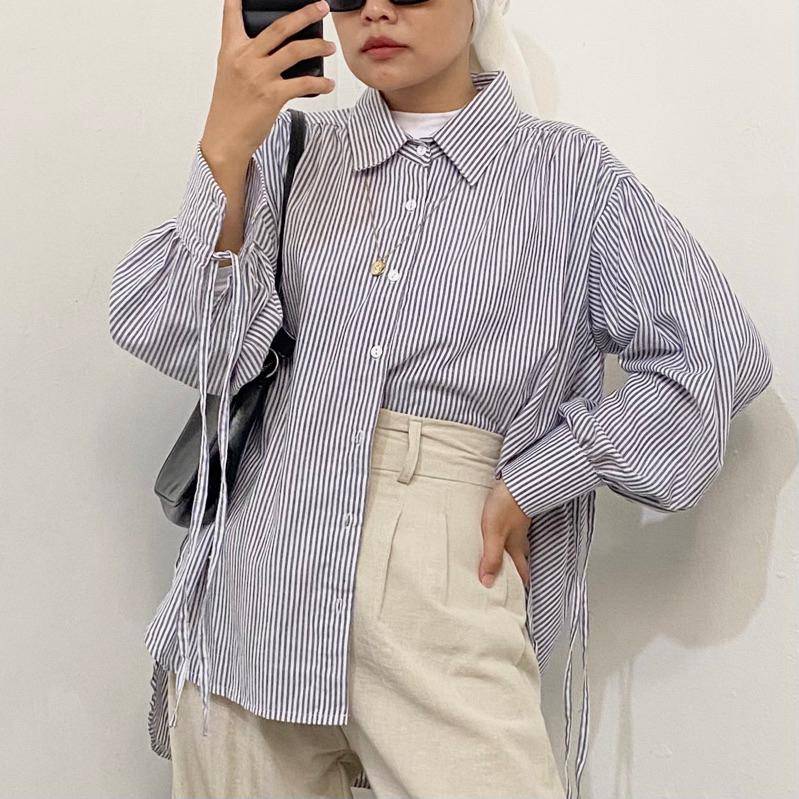OTASHAWL - Kyo stripe shirt (shopee.co.id/OTASHAWL.CO)