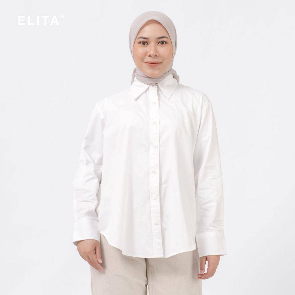 ELITA ESTU Shirt - White (shopee.co.id/Elita Official)