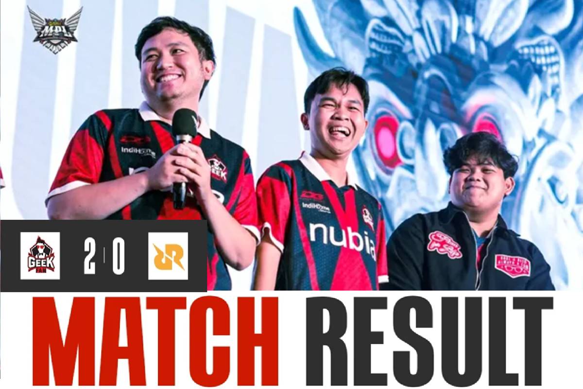 GEEK menang cleansweep atas RRQ 