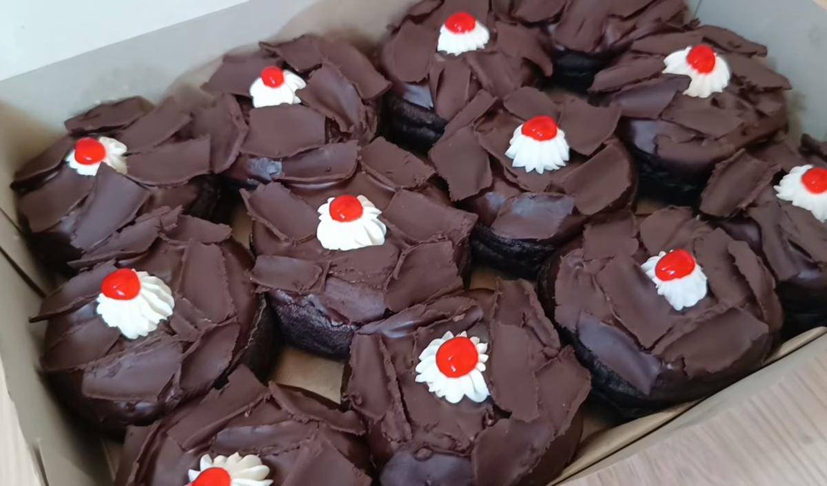 ilustrasi donat black forest (YouTube.com/Dapur Geulis)