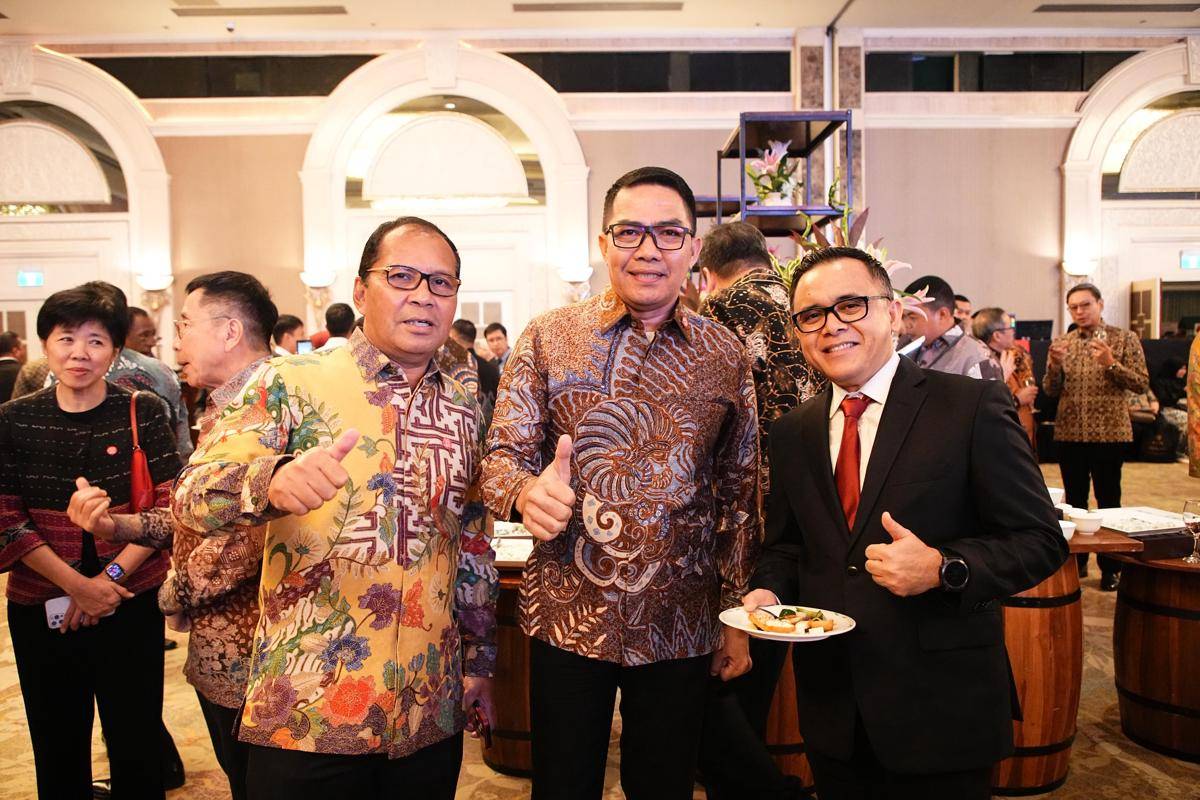 Momentum Wali Kota Samarinda Andi Harun dalam acara Singapore’s 60th National Day (SG60) di Grand Ballroom Shangri-La Hotel, Jakarta.