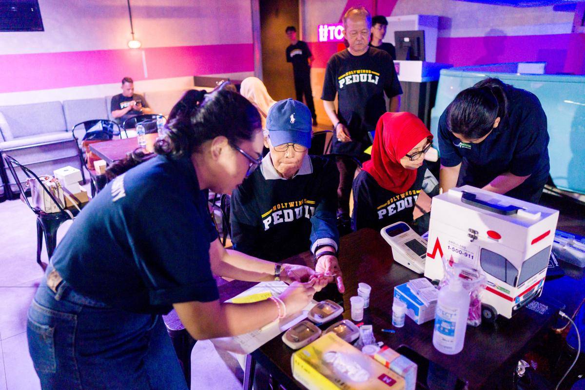 Holywings peduli, pemeriksaan kesehatan, kanker paru-paru