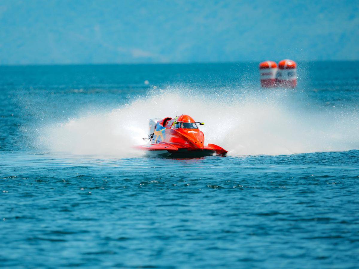 Pembalap F1H2O Jonas Andersson menjuarai sprint race F1H2O (dok.F1H2O)