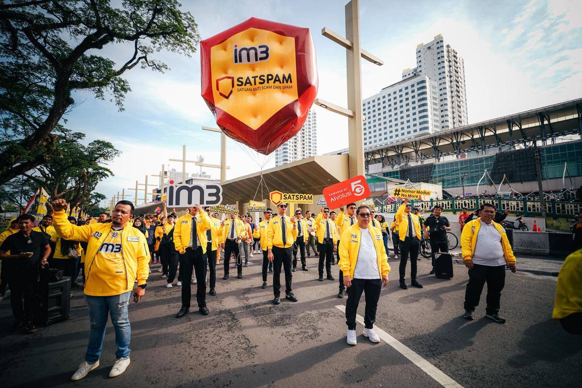 IM3 luncurkan program SATSPAM di Medan, Minggu (24/8/2025) (dok.Indosat)