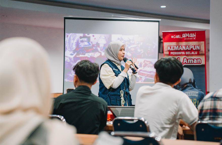 Trisna, trainer dari komunitas Rappo Indonesia, Kamis (21/8/2025). Dok. Astra Honda Motor