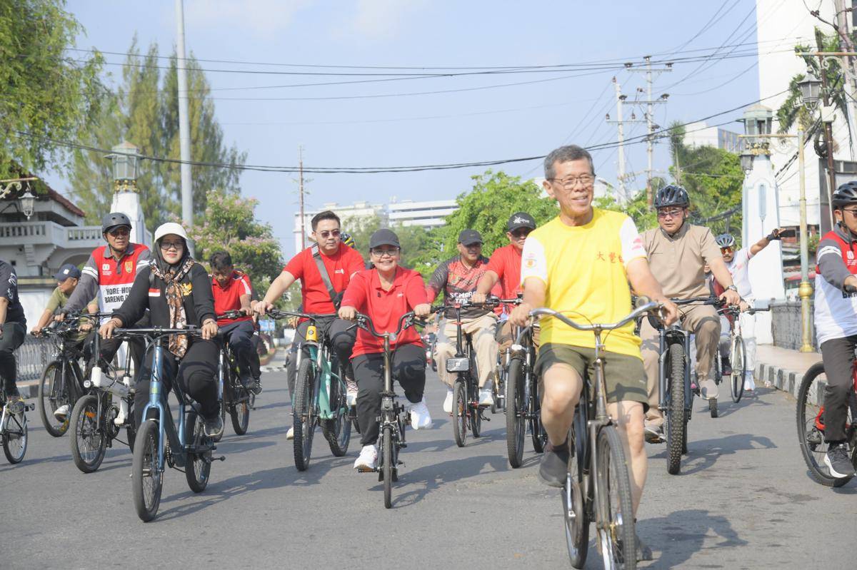 sungai semarang, wali kota semarang, gowes
