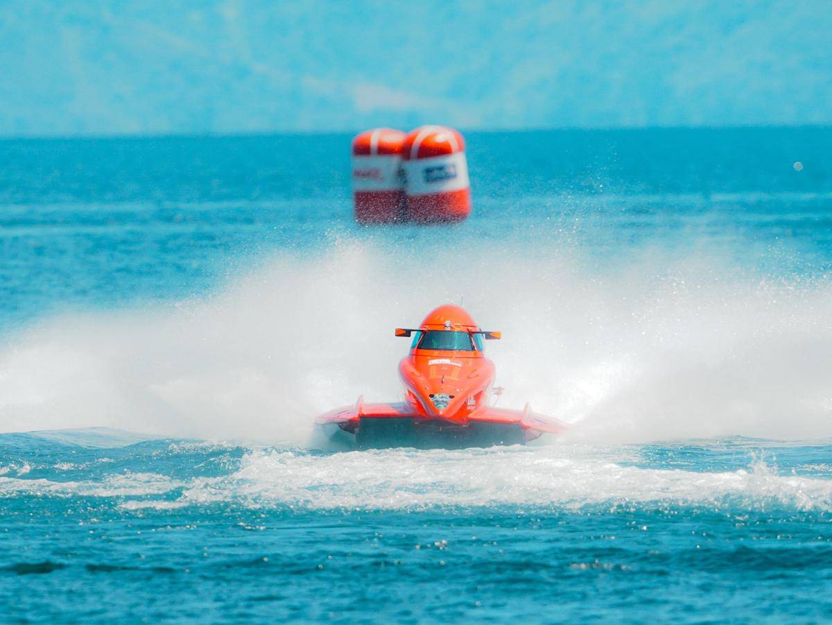 Pembalap F1H2O Jonas Andersson menjuarai sprint race F1H2O (dok.F1H2O)