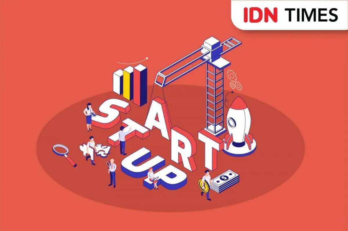 ilustrasi startup (IDN Times/Esti Suryani)