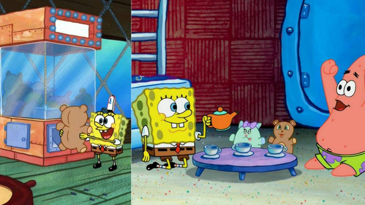 Beary, boneka beruang yang SpongeBob dapat dari mesin capit (dok. Nickelodeon/SpongeBob SquarePants)