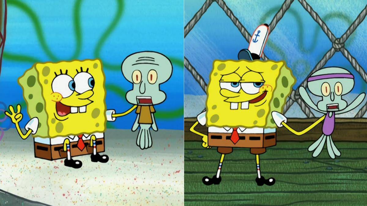 Mini Squidward, boneka puppet yang kalau dianalogikan mirip mainan paper doll (dok. Nickelodeon/SpongeBob SquarePants)