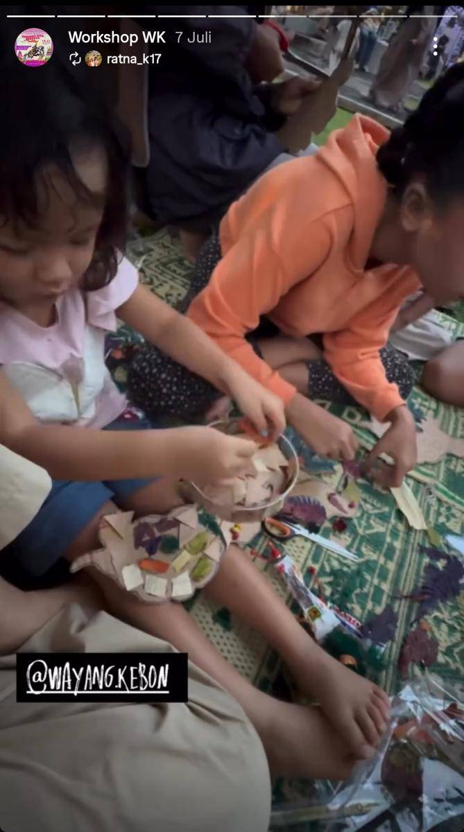 Potret kegiatan Wayang Kebon (instagram.com/wayang.kebon)