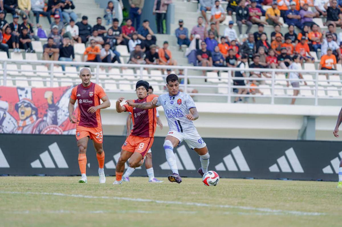 Pertandingan Borneo FC vs Persijap. (Ari Haryono/Dok Persijap).