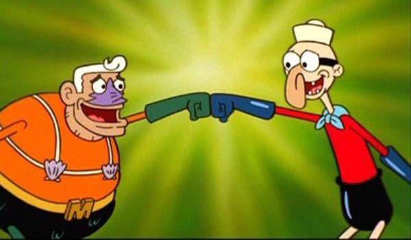 meme duo dalam SpongeBob SquarePants