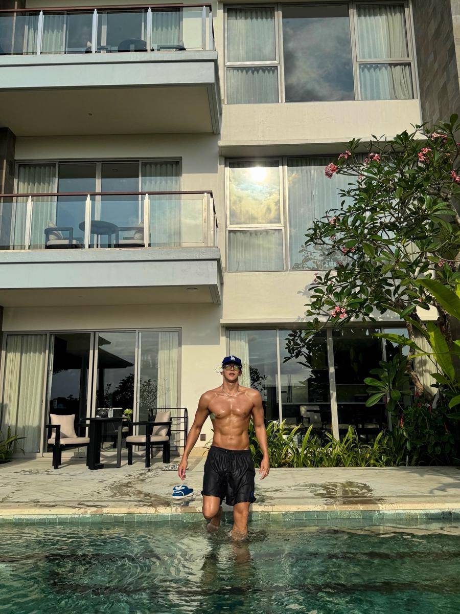 Jun.K 2PM liburan di Bali (instagram.com/jun2dakay)
