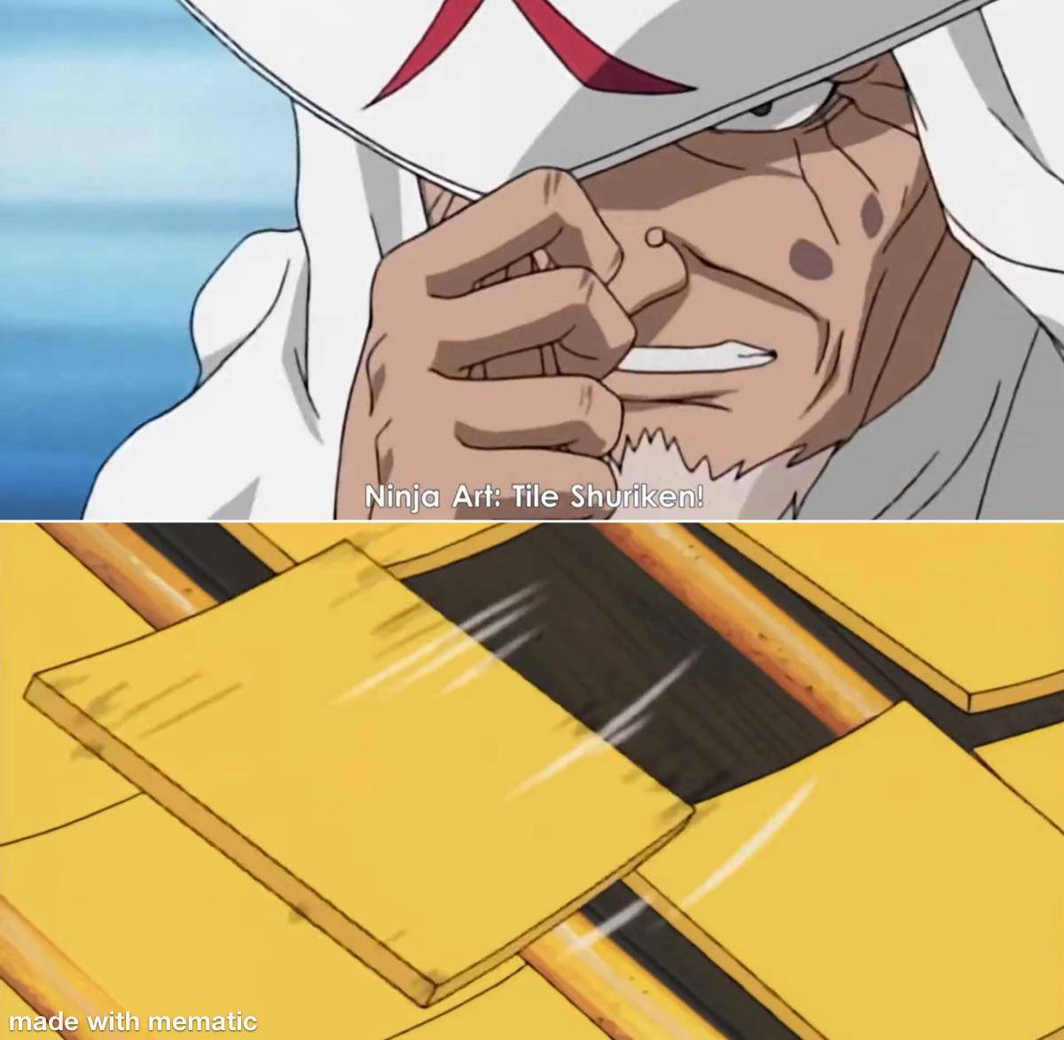 meme syuriken dalam anime Naruto
