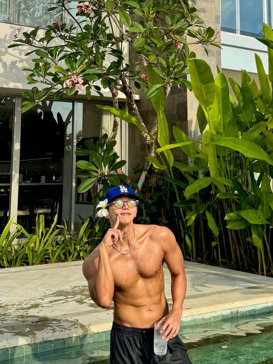 Jun.K 2PM liburan di Bali (instagram.com/jun2dakay)