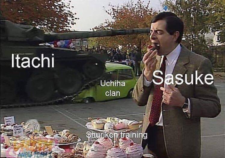 meme syuriken dalam anime Naruto