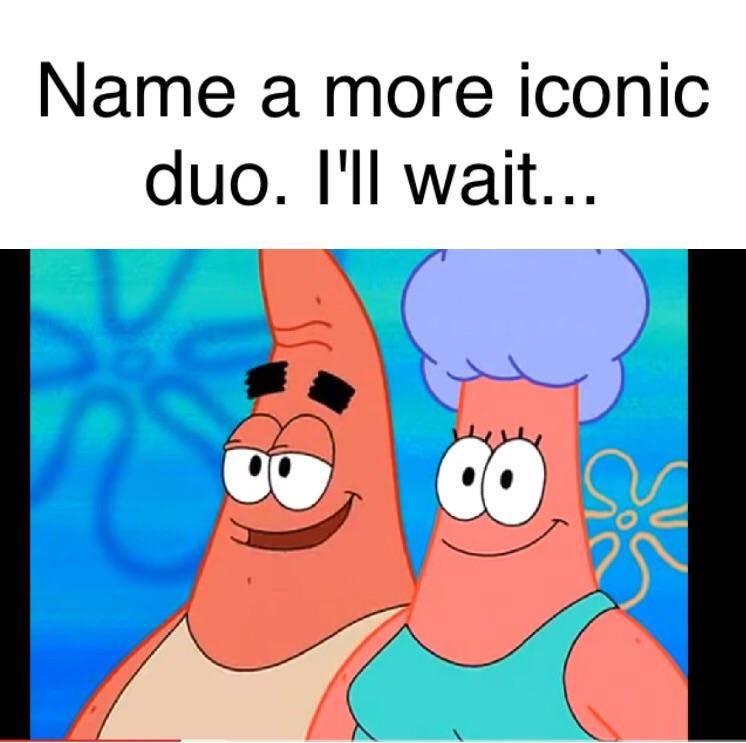 meme duo dalam SpongeBob SquarePants