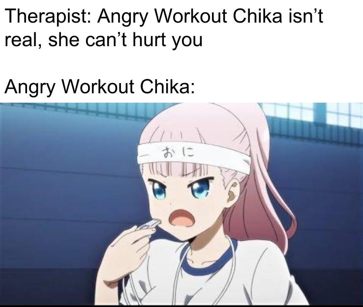 meme anime cewek marah-marah