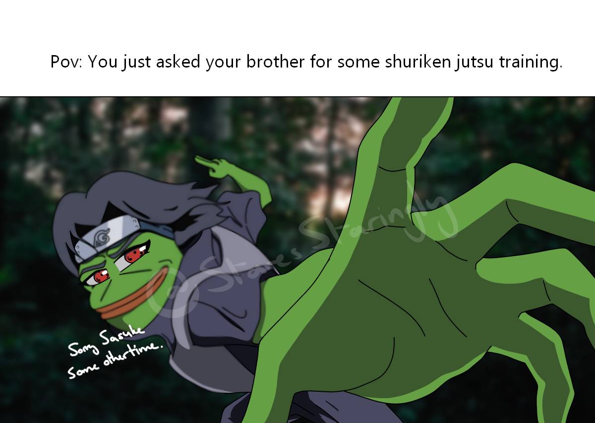 meme syuriken dalam anime Naruto