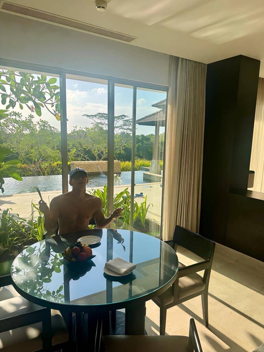 Jun.K 2PM liburan di Bali (instagram.com/jun2dakay)