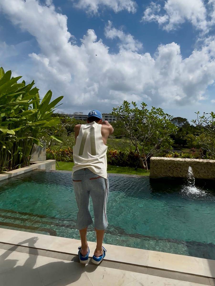Jun.K 2PM liburan di Bali (instagram.com/jun2dakay)