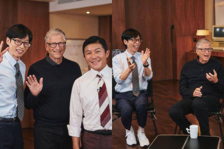 potret Bill Gates di Yoo Quiz on the Block (instagram.com/youquizontheblock)