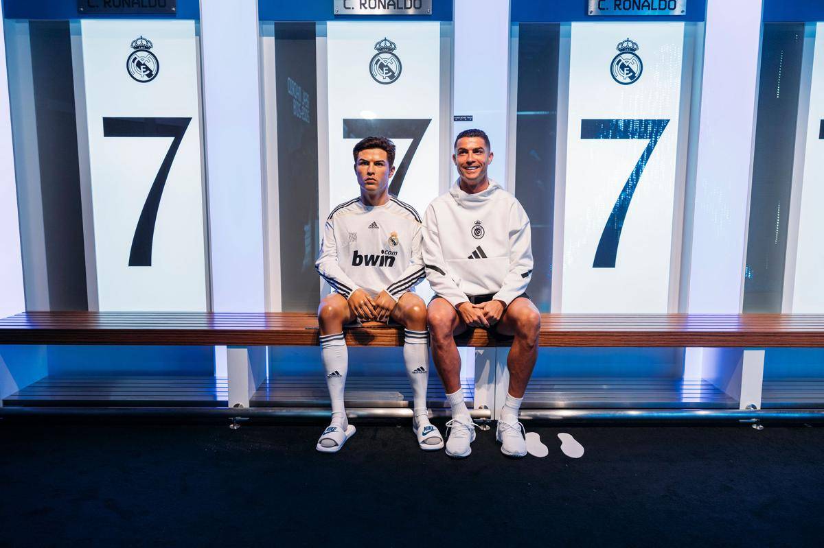 Cristiano Ronaldo mengunjungi CR7 Life Museum Hong Kong.