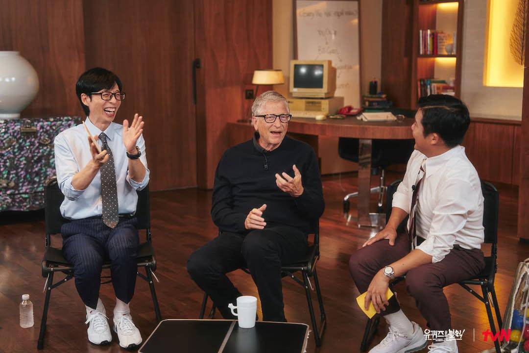 potret Bill Gates di Yoo Quiz on the Block (instagram.com/youquizontheblock)