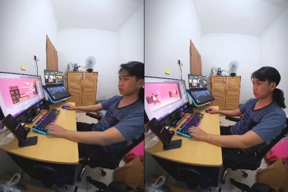 Proses riset yang dilakukan oleh content creator asal Makassar, Miftahul Nur (@nunu.koe), untuk karyanya. (Dok. Pribadi)