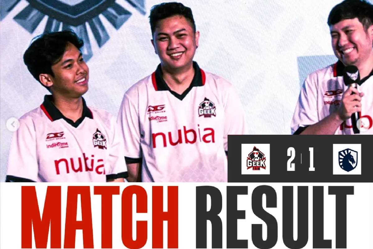 GEEK berhasil menang atas TLID setelah match sengit