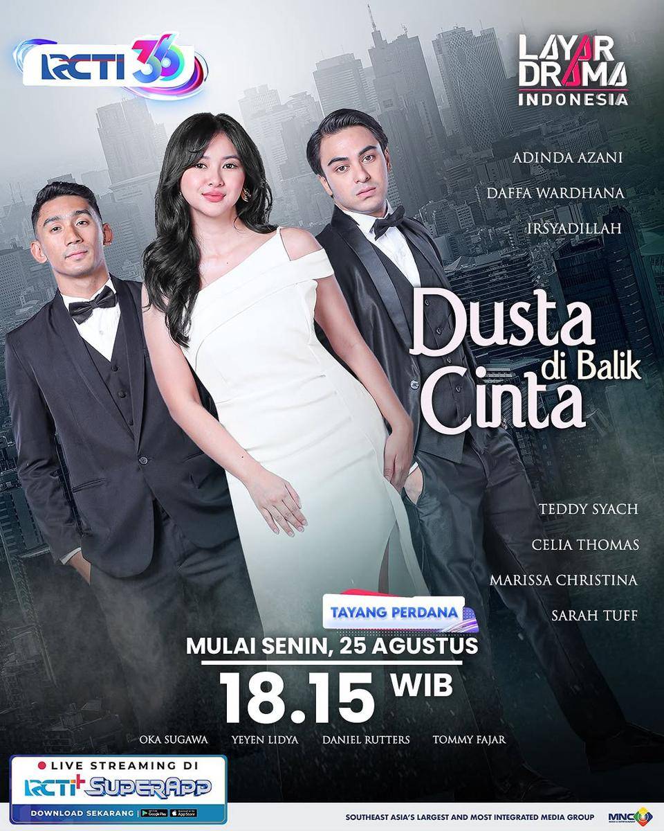 Poster sinetron Dusta di Balik Cinta (instagram.com/rctilayardramaindonesia)