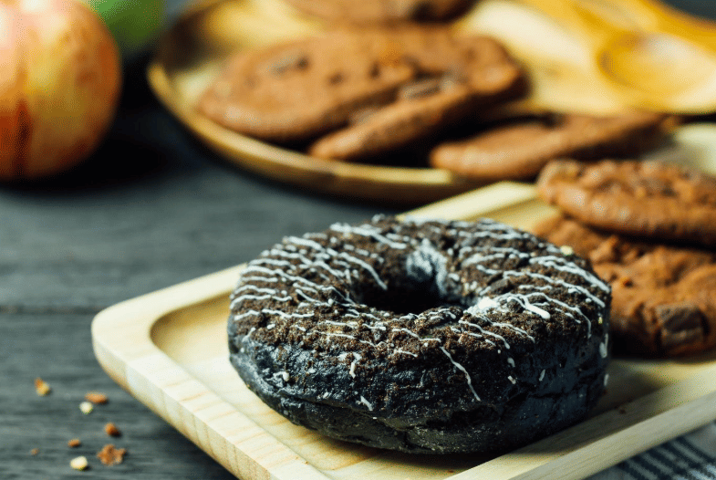 ilustrasi donat mocca