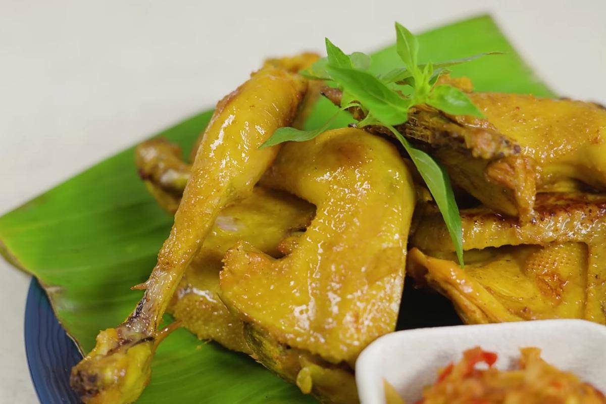 ilustrasi ayam goreng basah sambal mangga (YouTube.com/Willgoz Kitchen)