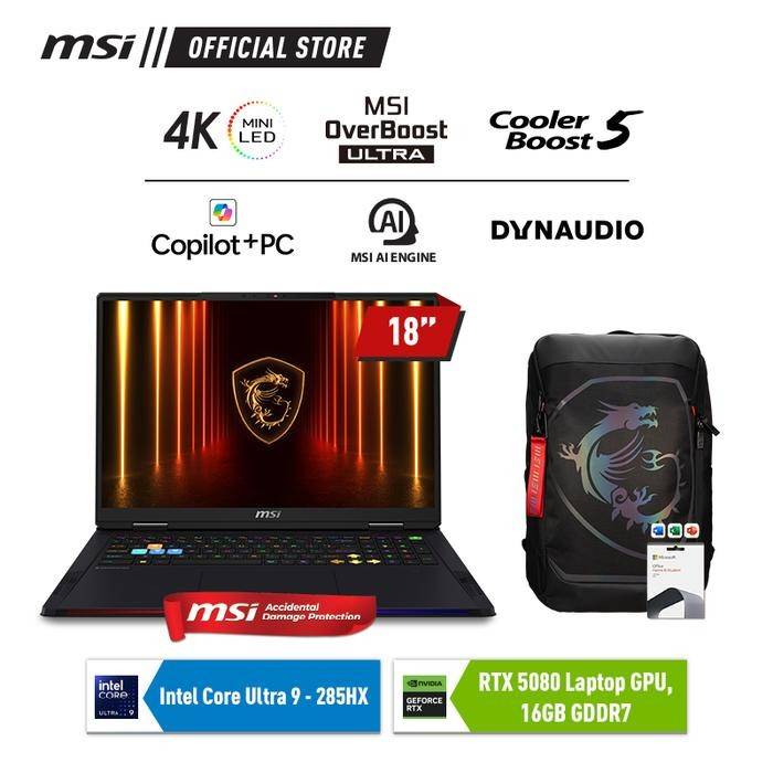 MSI Raider 18HX AI A2XWIG