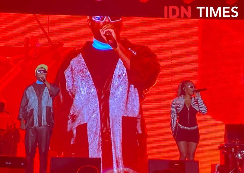 potret Black Eyed Peas di LaLaLa Festival 2025