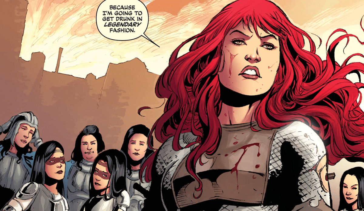 Red Sonja. (Dynamite Comics/Red Sonja)