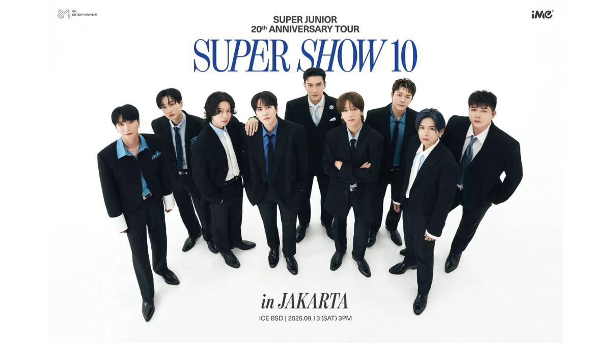 Poster Super Show 10 di Jakarta