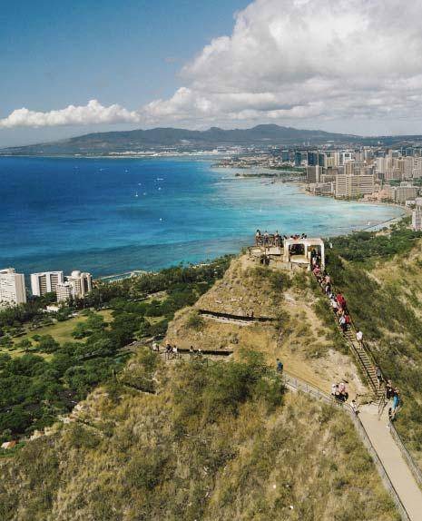 Diamond Head, Hawai pendakian termudah di Dunia
