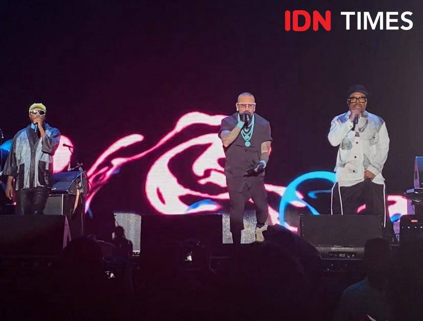 potret Black Eyed Peas di LaLaLa Festival 2025