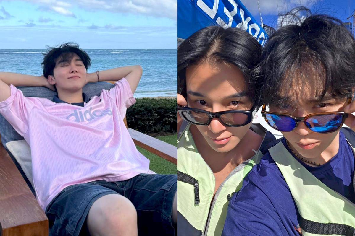 potret liburan Seungkwan SEVENTEEN di Hawaii (instagram.com/pledis_boos)